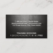 Fitnesslogo | Persoonlijke trainer Visitekaartje (Achterkant)