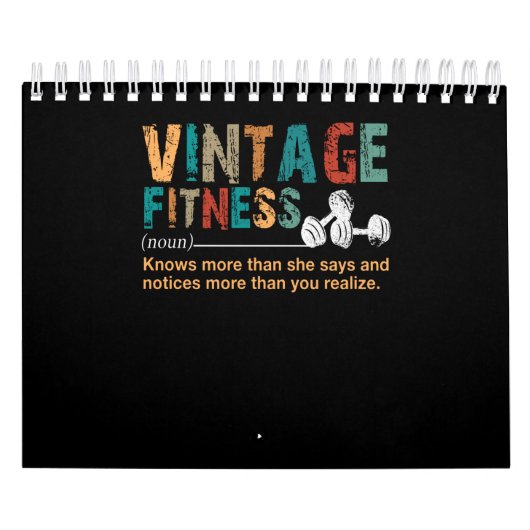Fitnesslover| fitness - definitie kalender (Hoes)