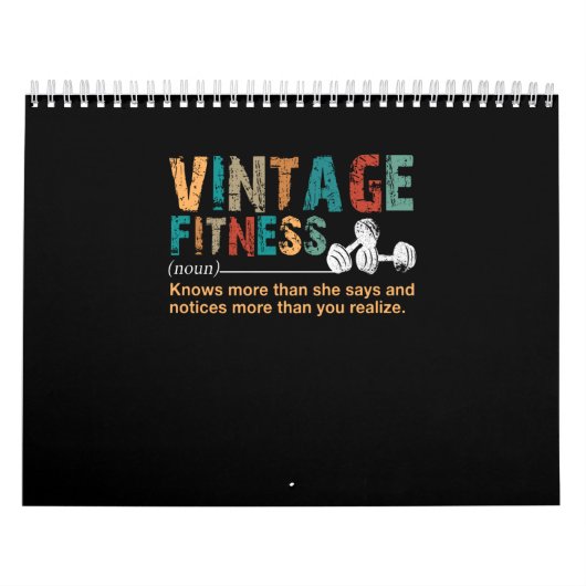 Fitnesslover| fitness - definitie kalender (Hoes)