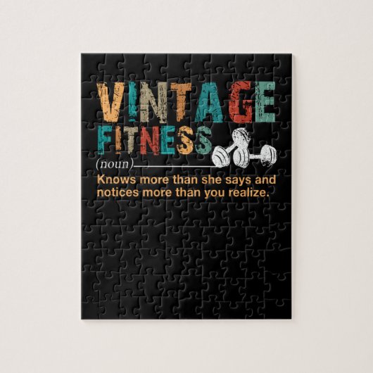 Fitnesslover| fitness - definitie legpuzzel (Verticaal)
