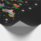 Fitnesslover| Kerstaven voor turkije Cadeaupapier (Hoek)