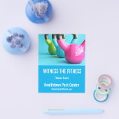 fitnessmanifestatie of expo flyer (Enkel)