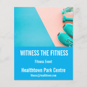 fitnessmanifestatie of expo flyer