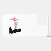 Fitnessmeisje Case-Mate iPhone Case (Achterkant (horizontaal))