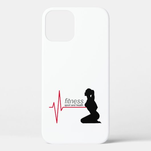 Fitnessmeisje Case-Mate iPhone Case (Achterkant)