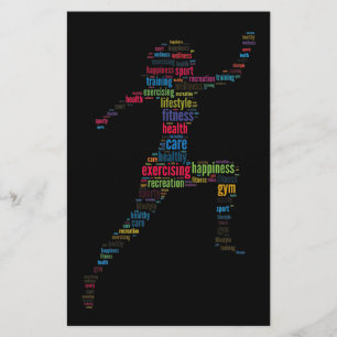 Fitnessmeisje Flyer