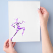 Fitnessmeisje Flyer (Hand)