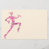 Fitnessmeisje Flyer (Voorkant)