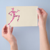 Fitnessmeisje Flyer (Hand)