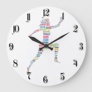 Fitnessmeisje Grote Klok