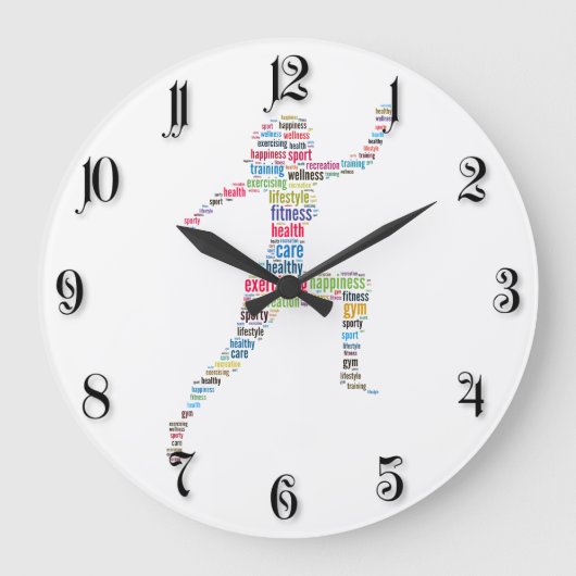 Fitnessmeisje Grote Klok (Voorkant)