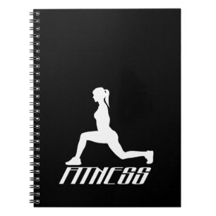 Fitnessmeisje Notitieboek