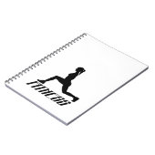 Fitnessmeisje Notitieboek (Linkerzijde)