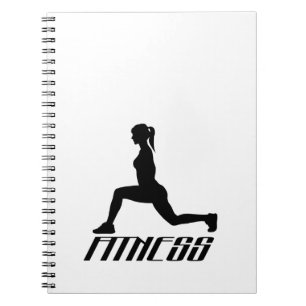 Fitnessmeisje Notitieboek