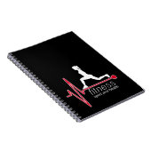 Fitnessmeisje Notitieboek (Rechterzijde)