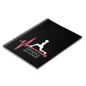 Fitnessmeisje Notitieboek (Linkerzijde)