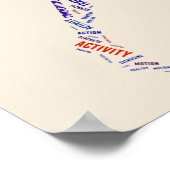 Fitnessmeisje Poster (Hoek)