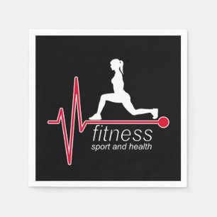 Fitnessmeisje Servet