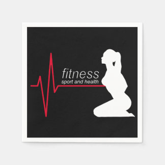 Fitnessmeisje Servet