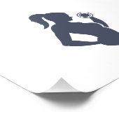 Fitnessmeisje tilt dumbbels foto afdruk (Hoek)