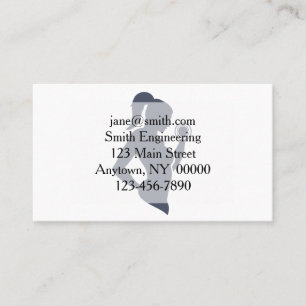 Fitnessmeisje tilt dumbbels visitekaartje