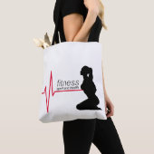 Fitnessmeisje Tote Bag (Dichtbij)