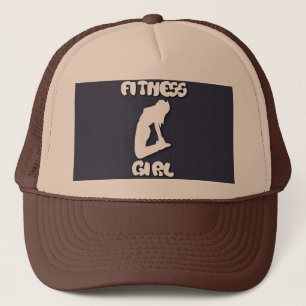 fitnessmeisje trucker pet