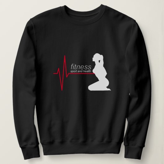 Fitnessmeisje Trui (Design voorkant)