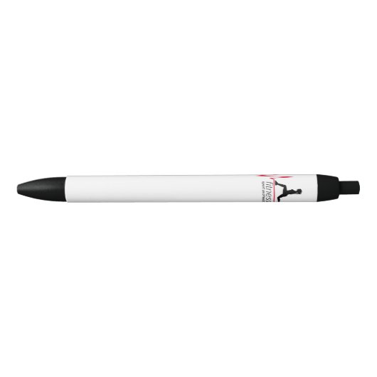 Fitnessmeisje Zwarte Inkt Pen (Voorkant)