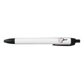 Fitnessmeisje Zwarte Inkt Pen (Bodem)