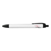 Fitnessmeisje Zwarte Inkt Pen (Bovenkant)