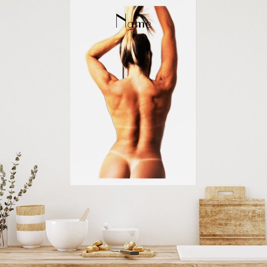 Fitnessmodel Tanlines Thunder_Cove Poster (Keuken)