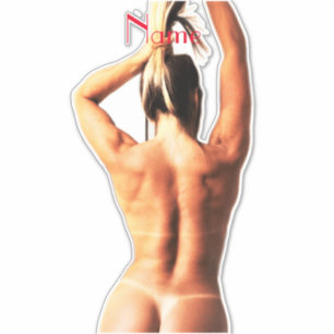 Fitnessmodel Tanlines Thunder_Cove Sticker