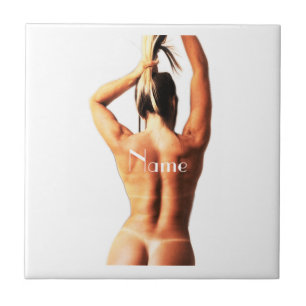 Fitnessmodel Tanlines Thunder_Cove Tegeltje