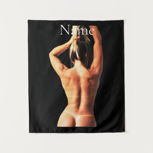 Fitnessmodel Tanlines Thunder_Cove Wandkleed (Voorkant)