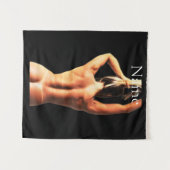 Fitnessmodel Tanlines Thunder_Cove Wandkleed (Voorkant (horizontaal))