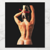 Fitnessmodel Tanlines Thunder_Cove Wijn Etiket (Enkel label)