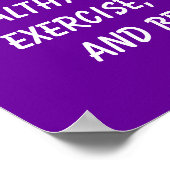 Fitnessoffertes Poster (Hoek)