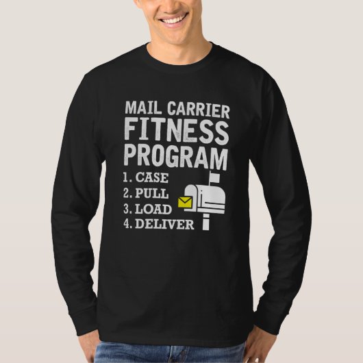 Fitnessprogramma Postkoeriersdienst Co T-shirt (Voorkant)