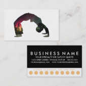 fitnessprogramma ' s voor dubbele blootstelling klantenkaartje (Voorkant / Achterkant)