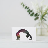 fitnessprogramma ' s voor dubbele blootstelling klantenkaartje (Staand voorkant)