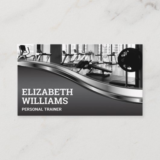 fitnessruimte | Gewichten Treadmills Visitekaartje (Voorkant)