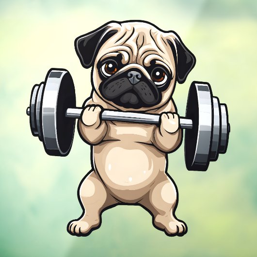 Fitnessstekker Raamsticker (Vel 3)