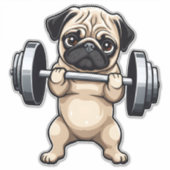 Fitnessstekker Sticker (Voorkant)