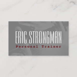 fitnessstijl ouderwetse gym cover visitekaartje