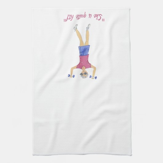 fitnesstheehanddoek theedoek (Verticaal)