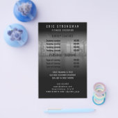 fitnesstrainer gym afbeelding flyer (Enkel)