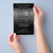 fitnesstrainer gym afbeelding flyer (Hand)