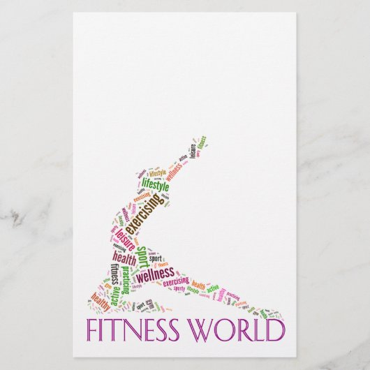 fitnesswereld flyer (Voorkant)