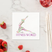 fitnesswereld servetten (Insitu)